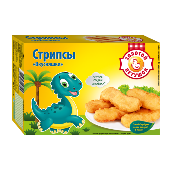 «ЗОЛОТОЙ ПЕТУШОК» стрипсы «Вкусняшки»